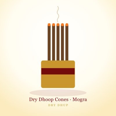 Dry Dhoop Cones — Mogra