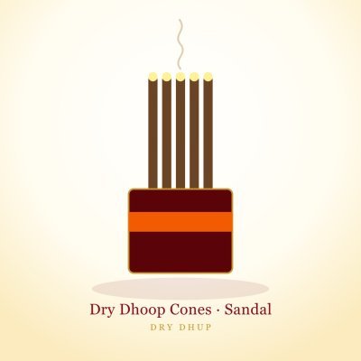 Dry Dhoop Cones — Sandal