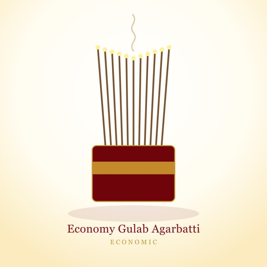 Economy Gulab Agarbatti