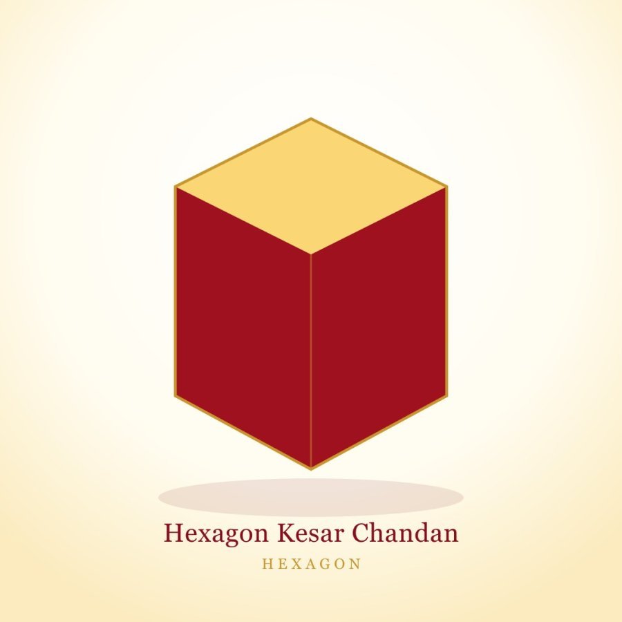 Hexagon Kesar Chandan