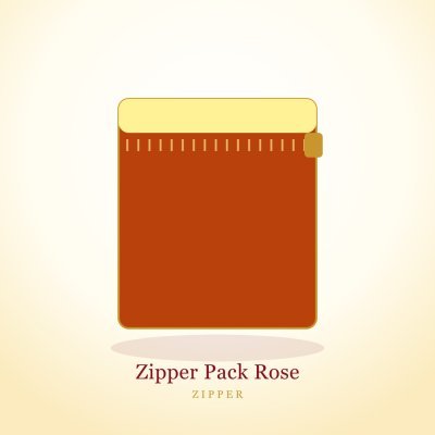 Zipper Pack Rose